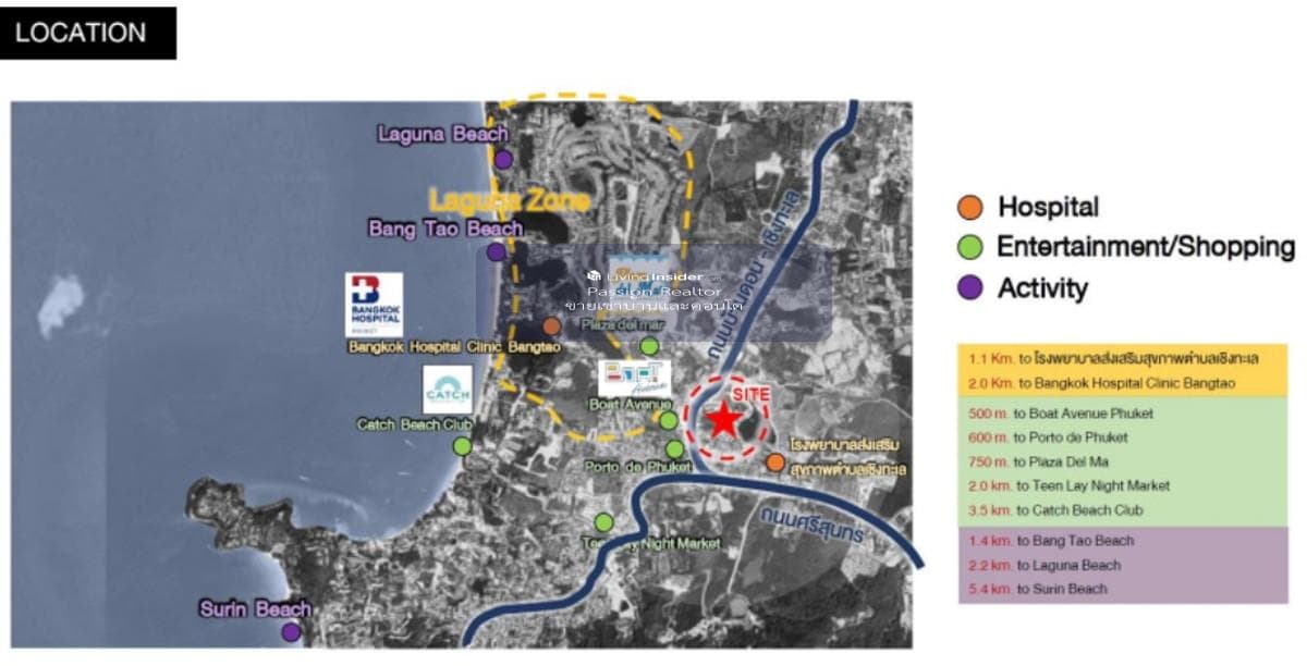 ✨ For sale ✨ Cherngtalay land 6-0-87.5 rai in the heart of tourist attractions. Suitable for condos and residences. - image 3