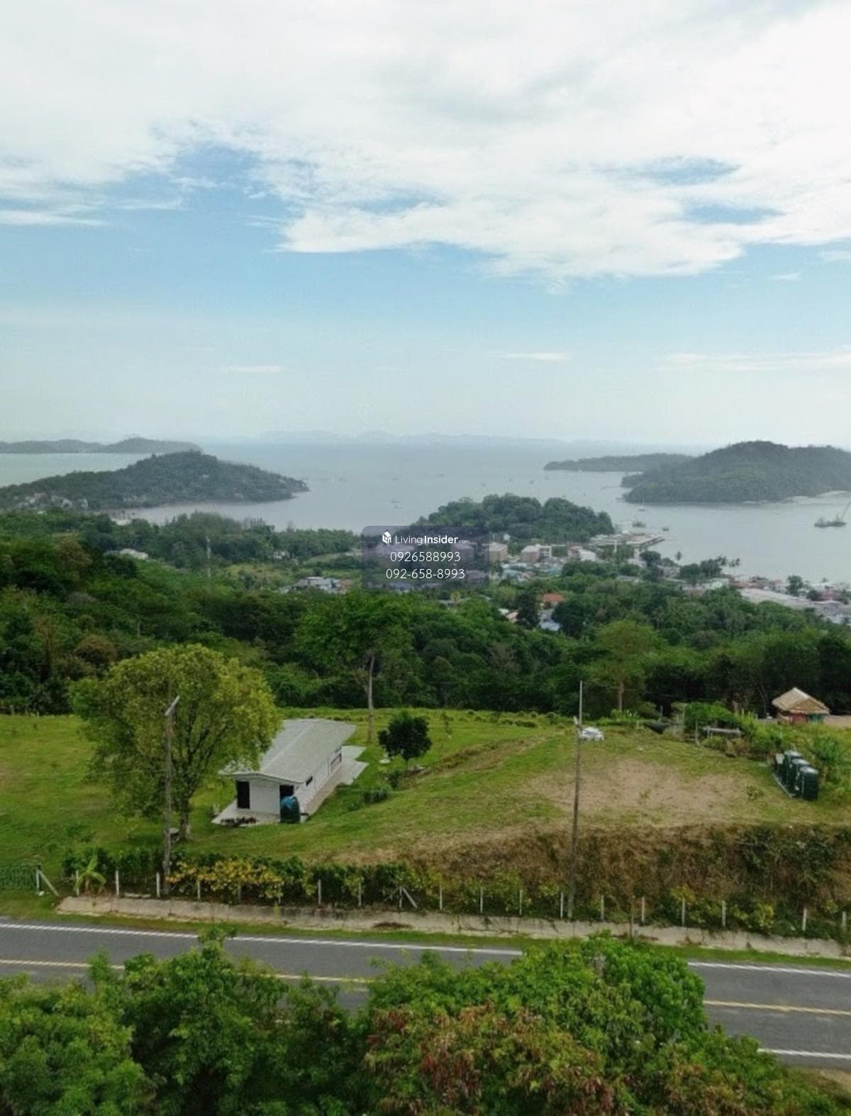 Land for sale, 7 rai 2 ngan 1.9 square wah, sea view, Makham Bay, Phuket Province, very good price, suitable for investment, development, building a vacation home, next to the main road, Phuket City location. - image 3