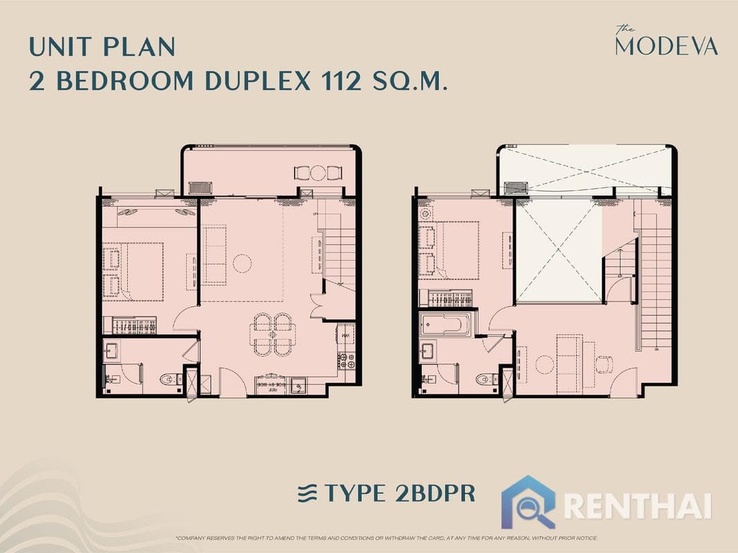 For sale condo 2 bedrooms at The Modeva - image 5