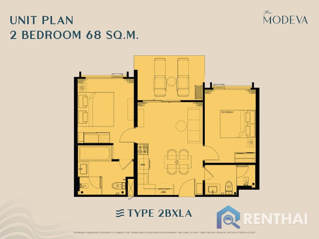 For sale condo 2 bedrooms at The Modeva - image 5