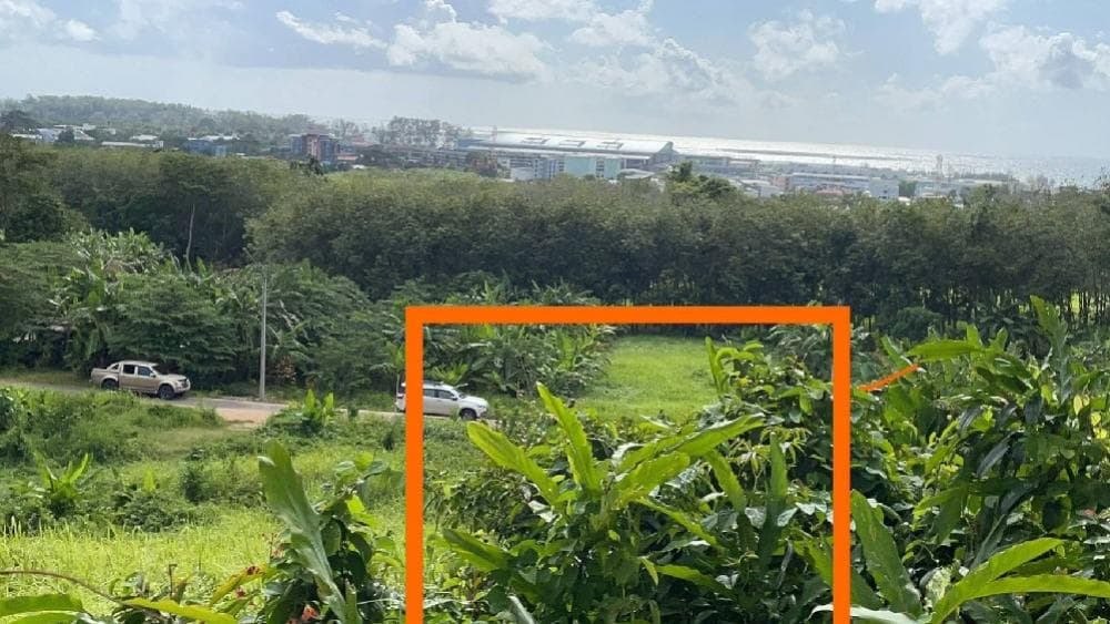 Land for sale in Phuket, Thalang District, beautiful sea view, area 2 rai 93 sq m., near Phuket Airport. - image 5