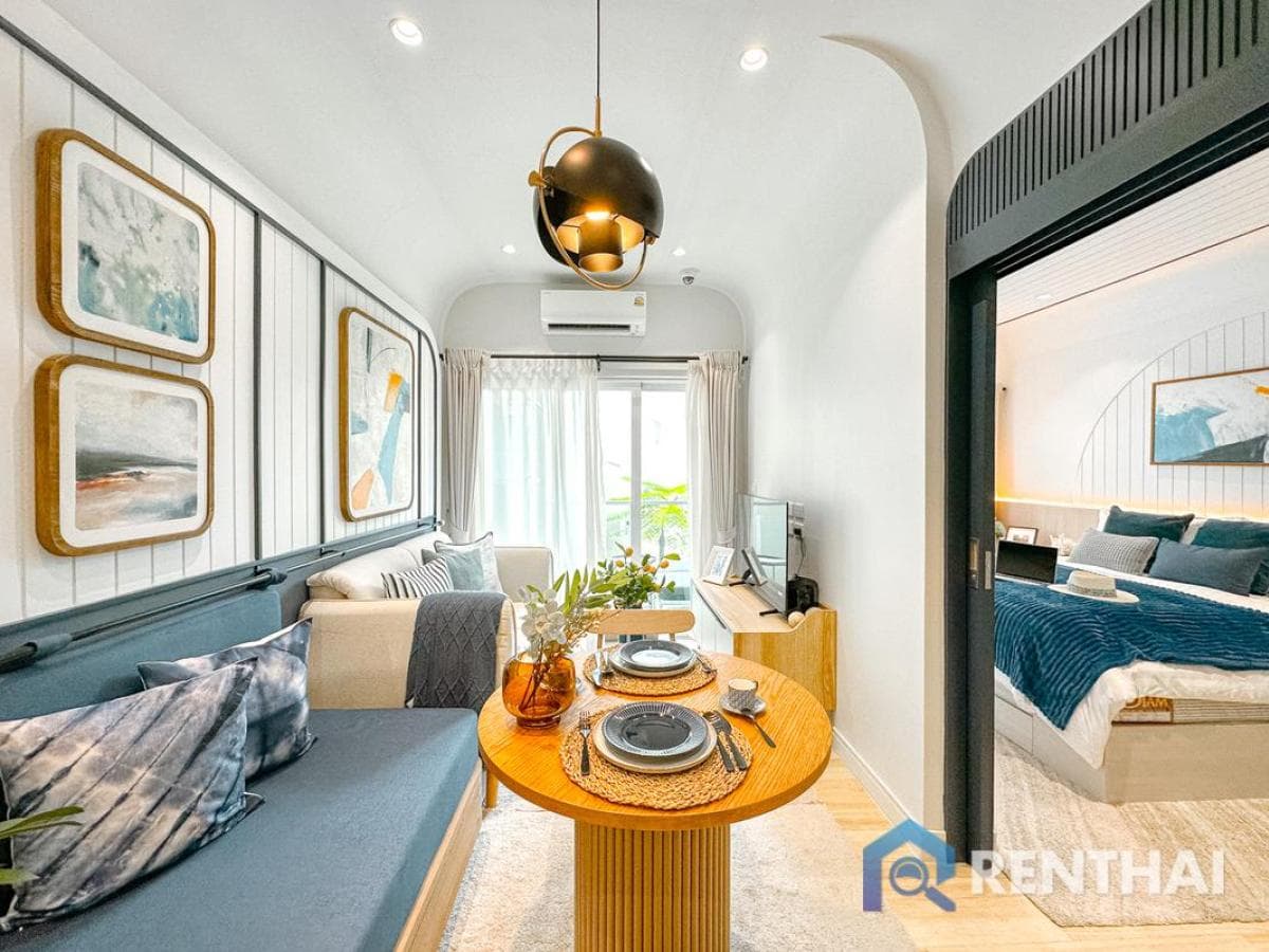 Luxury 1 Bed Condo at The Title Serenity Naiyang, Pool, Gym, Sauna