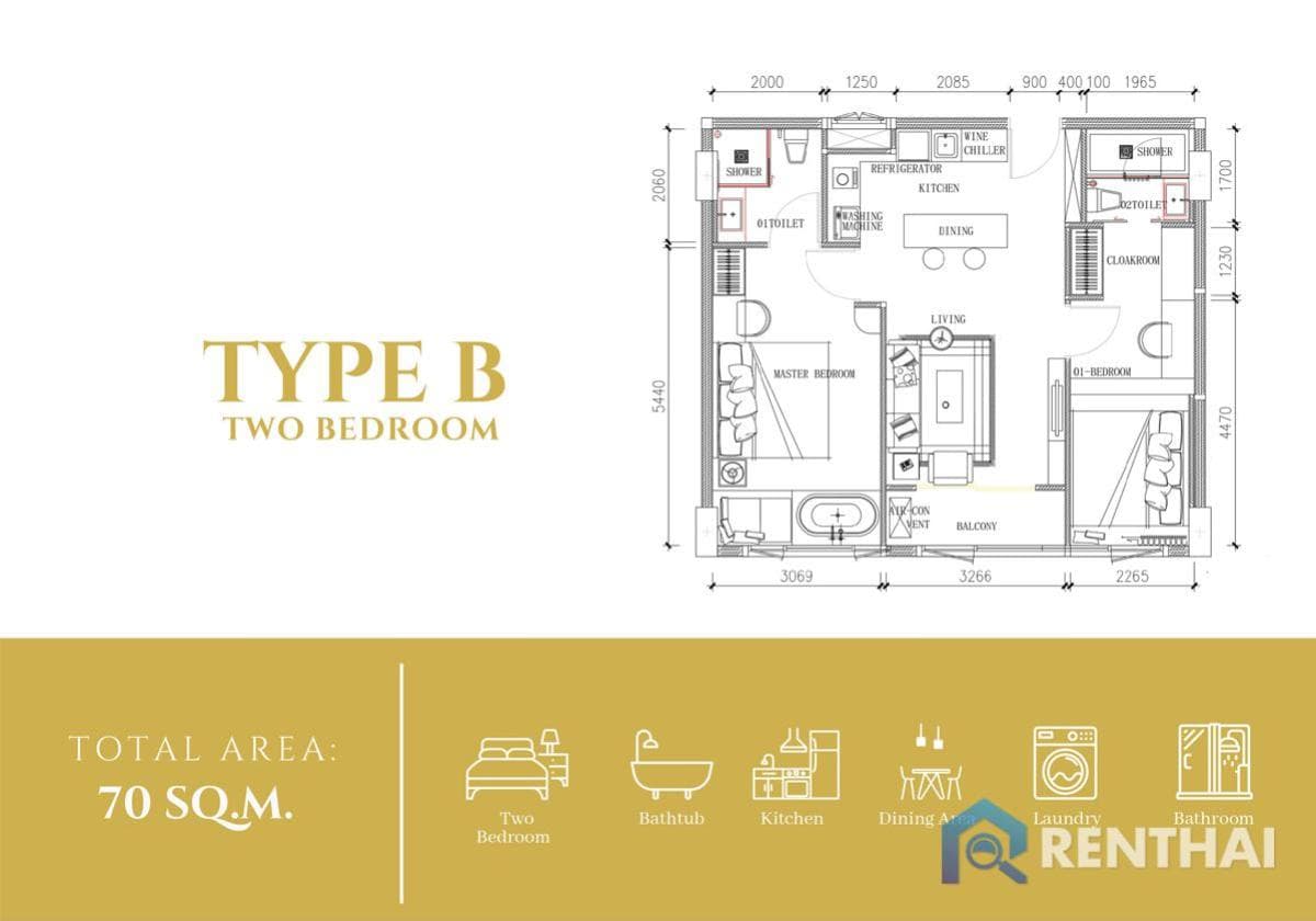 Capri Residence Bang Tao: 2bed Condo, Private Pool, Furnished - image 5