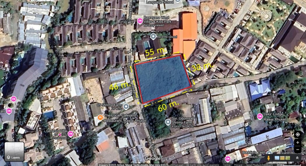 Land for sale, Phuket, Rawai, size 1 rai 2 ngan 19.8 sq wa, near the beach - image 4