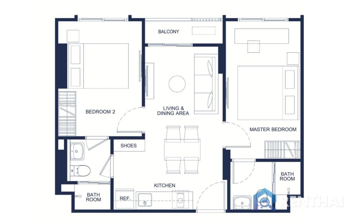 For sale condo 2 bedrooms at The Base Bukit - image 5