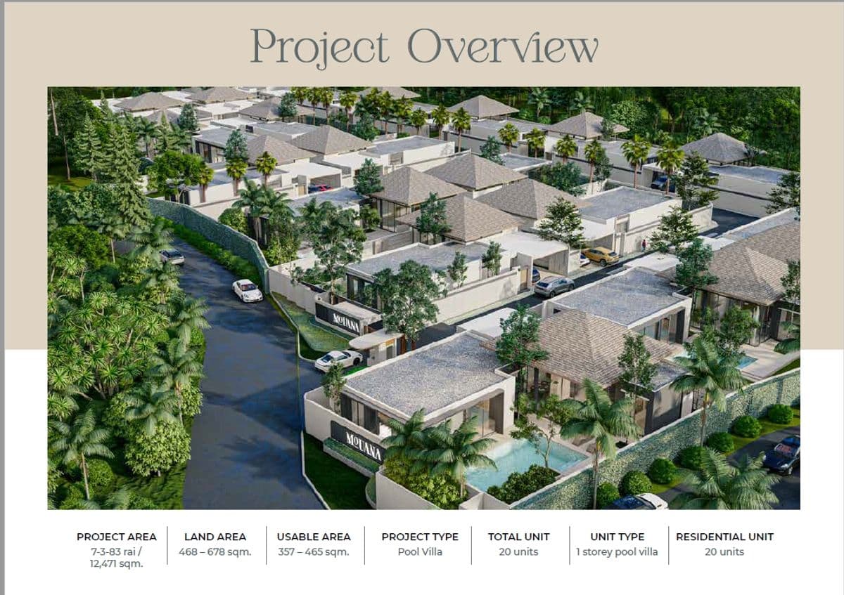 PKT-VIL-04 Mouana Serenity Cherng Talay – Luxury Pool Villas Embraced by Nature in Cherng Talay, Phuket