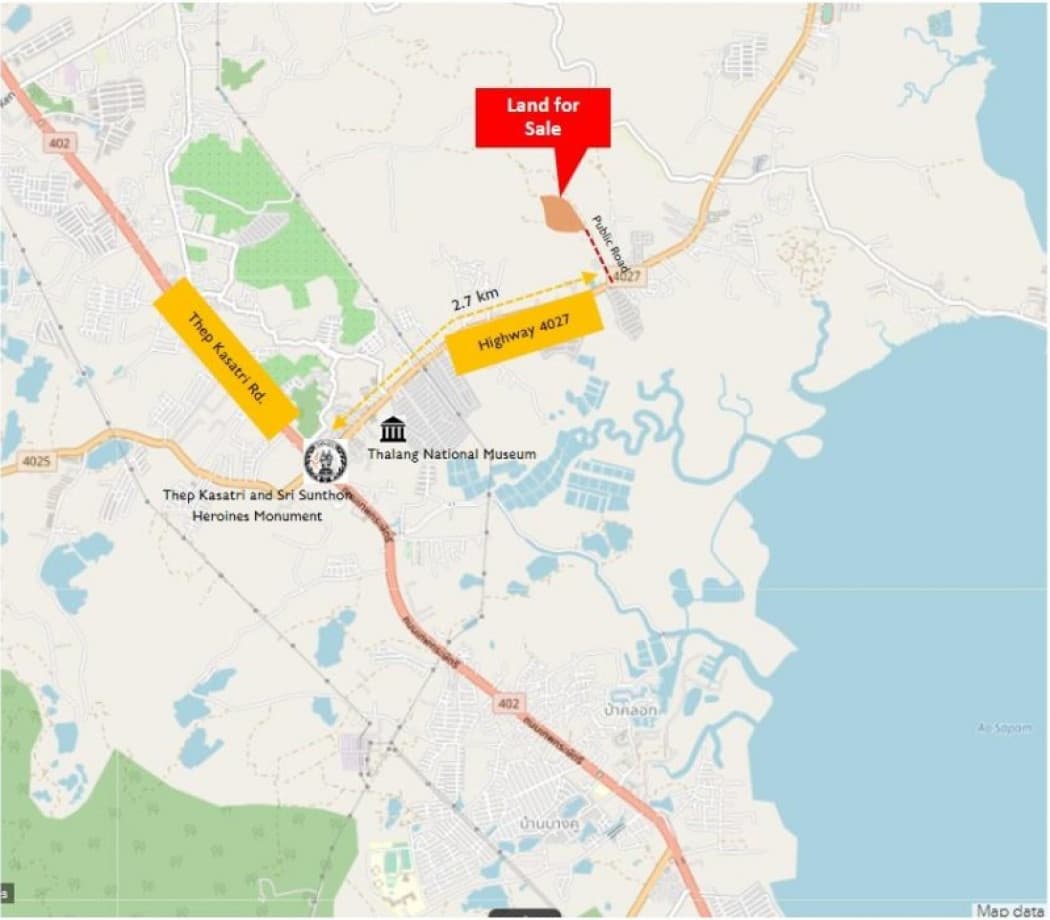 Land for sale in Phuket, Thalang, size 49 rai 1 ngan 60.2 sq wa, already filled - image 2