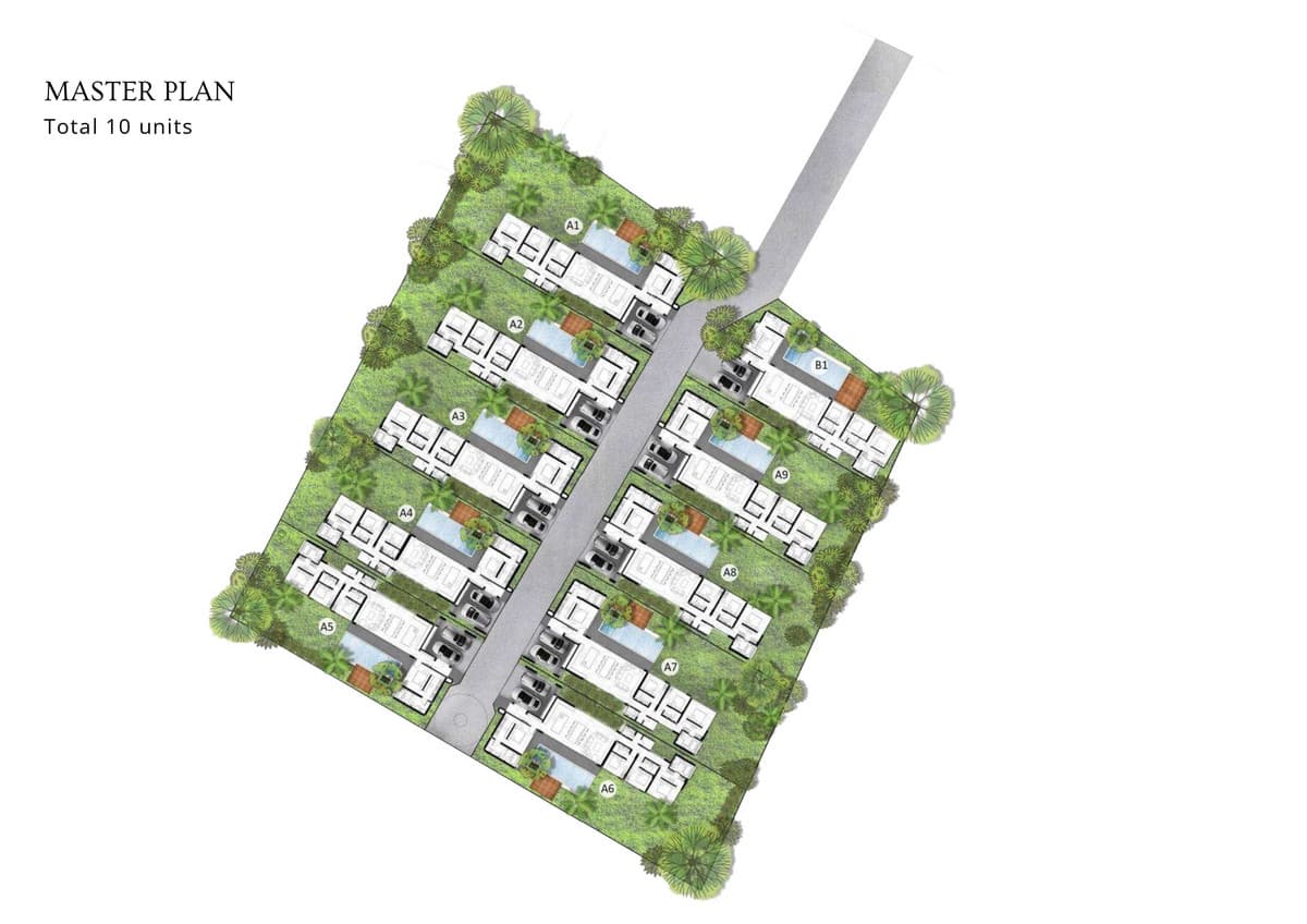 Land in Phuket, Pa Khlok, for building a pool villa. There is a house plan provided. - image 5