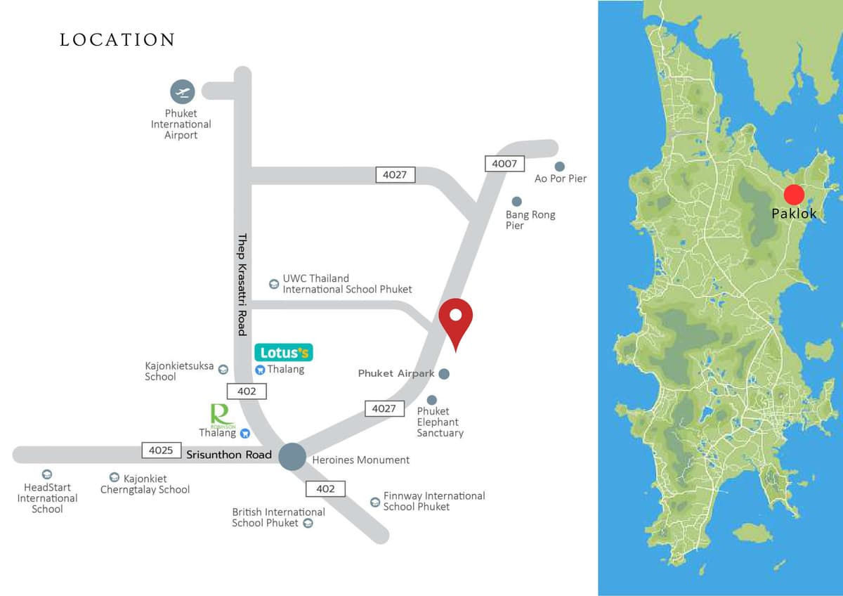 Land in Phuket, Pa Khlok, for building a pool villa. There is a house plan provided. - image 3