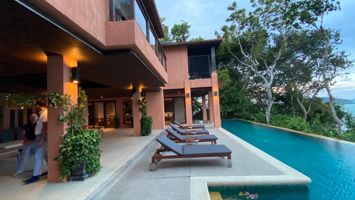 Pool Villa for sale in Phuket, good location, beautiful view, Sri Panwa Phuket Hotel, sees 2 sea sides.