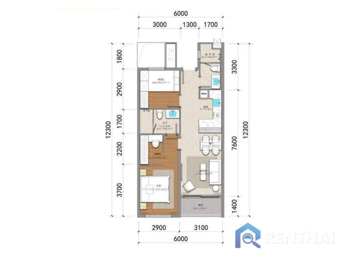 For sale condo 2 bedrooms at AYANA Heights Seaview Residence - image 5