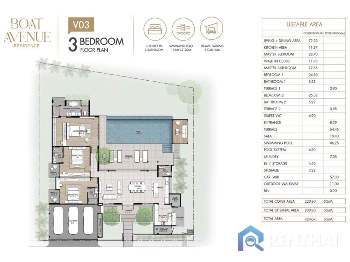 For sale villa at Boat Avenue Residence - image 5