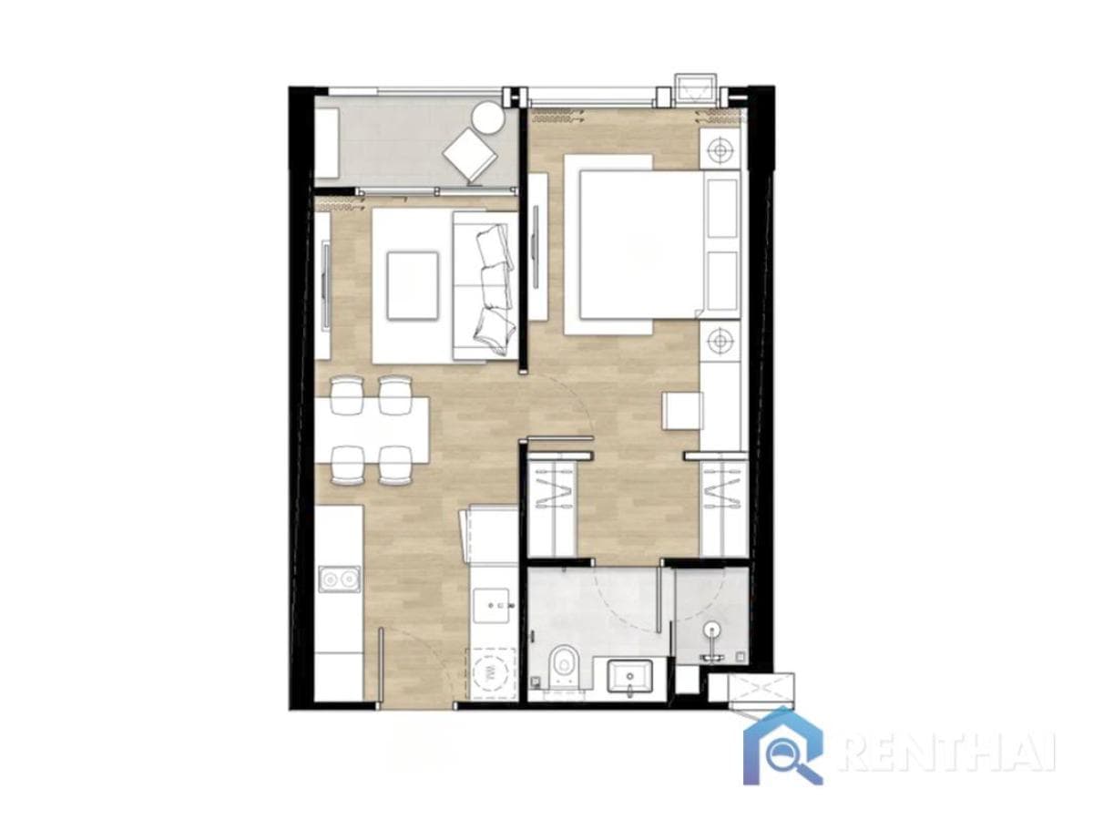 For sale condo 1 bedroom at The Ozone Condominium - image 5