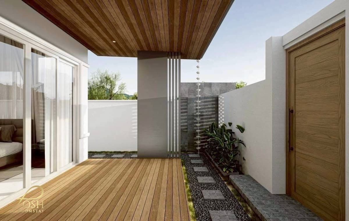 Newly renovated single-storey semi-detached house in Kathu, located in The Valley Kathu Village, conveniently close to Kajonkiet International School (KIS). - image 6
