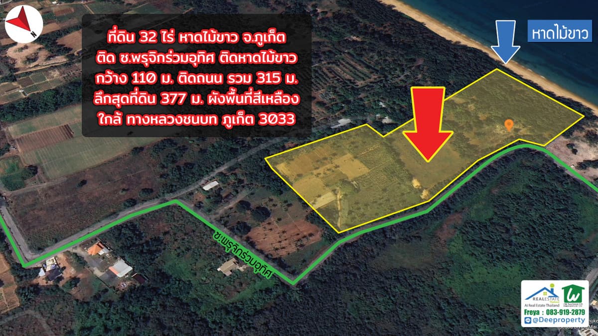 🏖️🌊 32-Rai Absolute Beachfront Land for Sale – Mai Khao Beach, Phuket Final Plot Available | Rare Beachfront Investment Opportunity - image 7
