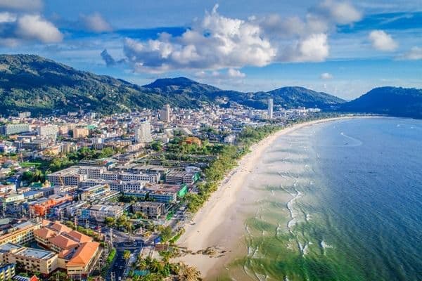 Land for sale on the sea, view Patong Beach, Phuket Province, size 14 rai, suitable for condominium hotels - image 3