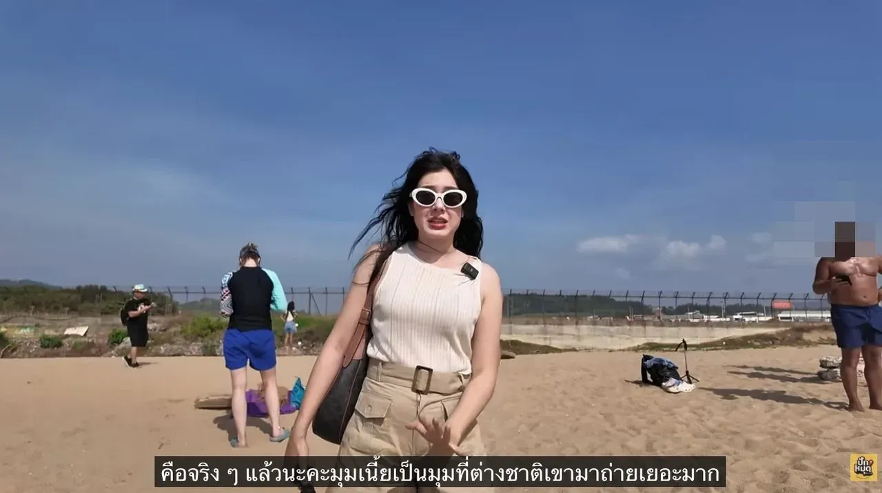 Actress Mint Navinda Confronted by Foreigners at Phuket