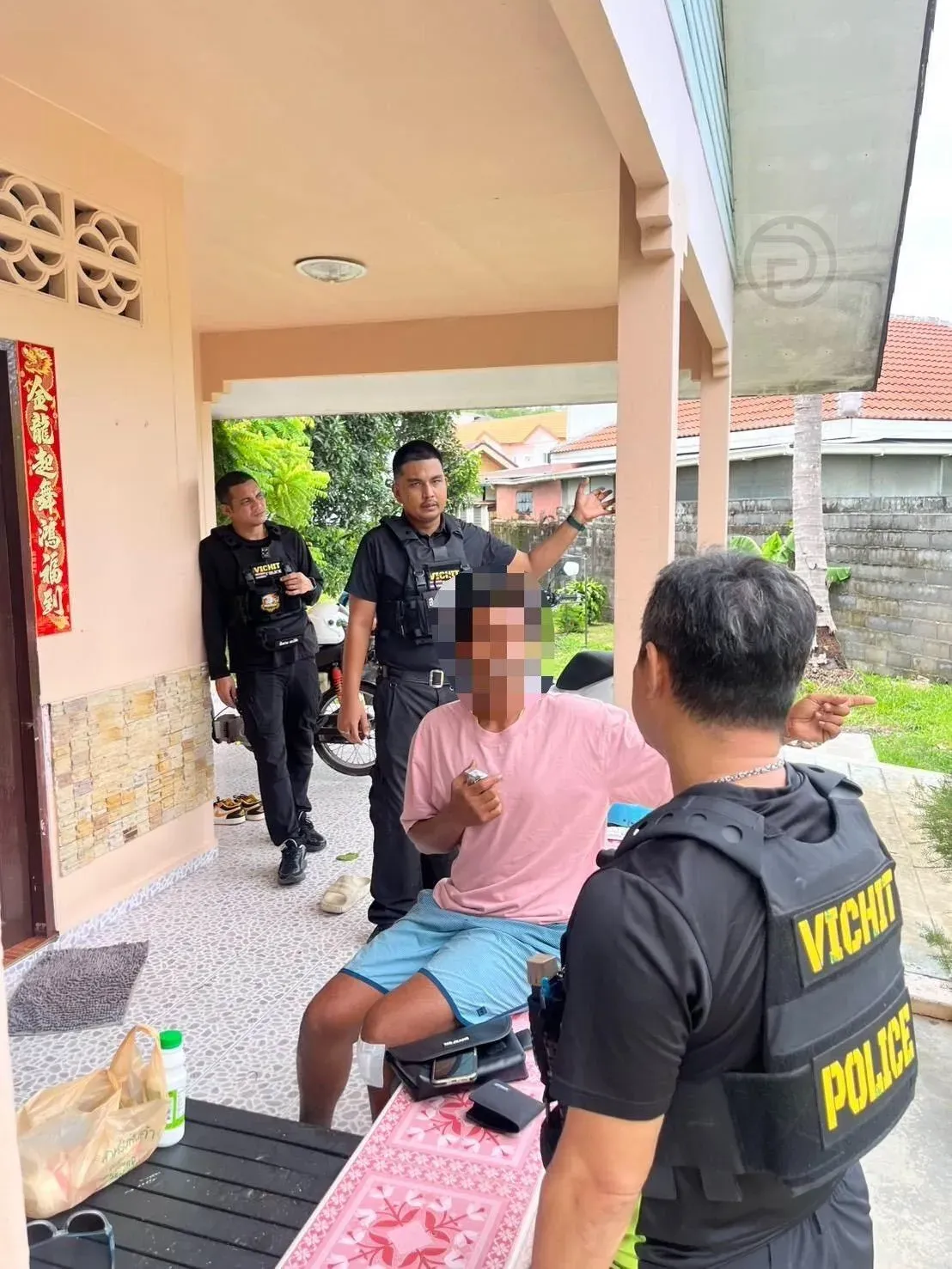 Wichit police arrest man after neighbor is shot in drinking | Phuket