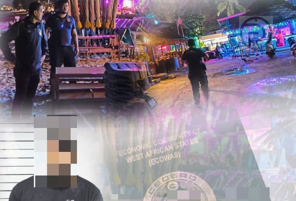 Nigerian Man Arrested for Illegal Entry at Bang Tao Beach