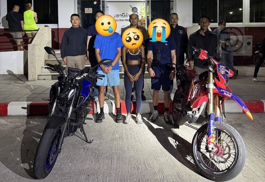 British and Irish Motorcyclists Arrested in Phuket for Dangerous Wheelie Stunts – VIDEO