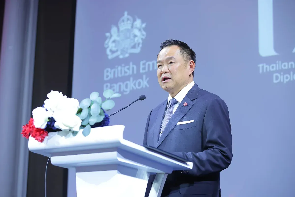 Anutin attends the closing ceremony of the 170th anniversary celebration of UK-Thailand relations, April 1, 2026 | 21:39