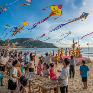 Don’t Miss the Spectacle of the Year Phuket’s Inaugural Kite Festival to Celebrate Thai Heritage with Thrilling Kite Competitions and Unique Workshops!
