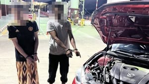 Tha Chatchai checkpoint seizes 2,967 meth pills