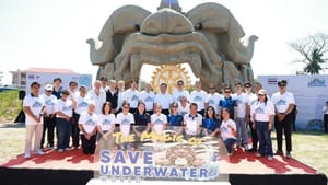 Underwater Hanuman sculpture handed over ahead of installation