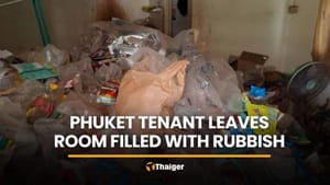 Phuket landlord says tenant leaves room with mountains of rubbish