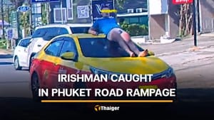 Irishman detained after road rampage in Phuket