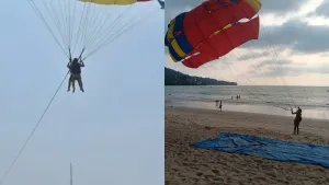 Horreur en parachute ascensionnel à Phuket : le câble se rompt en plein vol, un touriste chute dans la mer