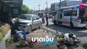 Foreigner speeds across lane, hits 3 Phuket girls seriously injured! Police charge only him with negligence—locals rush to donate blood to help victims