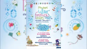 Phuket set to get soaked! ThaiBev to host grand “Phuket Water Festival 2026,” inviting all to experience the charm of local Songkran, April 11–13.