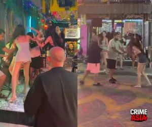 Tourist und Transgender-Frauen geraten in Phuket-Nachtleben aneinander 🚨 Eine gewalttätige Auseinandersetzung brach in Phuket aus,