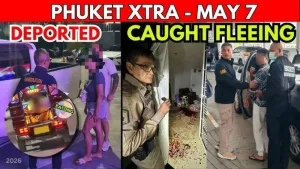 Chinese knife attack suspect arrested; Patong tuk-tuk sex | Phuket