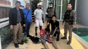 Mann aus Ranong, 38, im Einbruchsfall in Thalang festgenommen