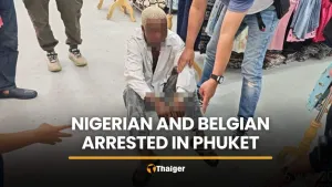 Nigerian、Belgian男子因在 Phuket 贩卖可卡因案被捕