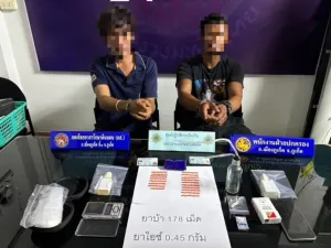 Two Arrested in Wichit Raid Over Drugs and Online Gambling