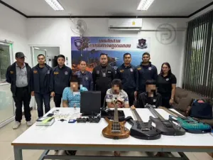 Three Arrested, Drugs and Assets Worth Over 300,000 Baht Seized in Chalong