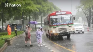Bangkok faces heavy rain while monsoon persists over Thailand