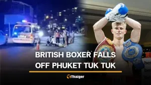 British boxer critically injured after falling from tuk tuk in Phuket, police say
