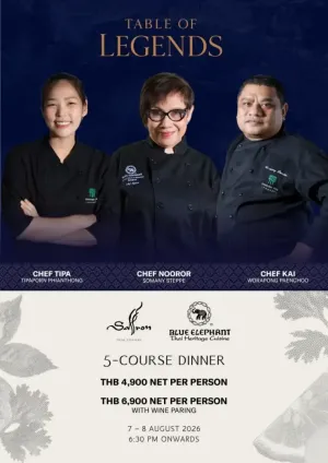 Banyan Tree Phuket to host Table of Legends Thai dining series