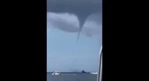 Waterspout spotted off Koh Racha Yai as Andaman Sea warning issued
