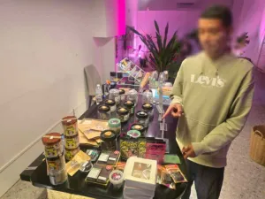 Two Cannabis Shops in Phuket’s Kata Beach Raided, More Than 500,000 Baht in Goods Seized