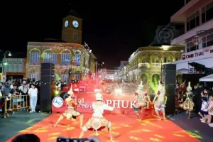 Phuket old town festival showcases Peranakan heritage through light