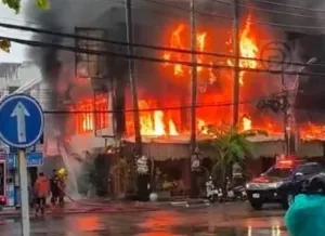 Fire contained at three-storey restaurant building in Kata