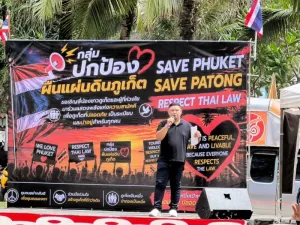 Patong protest urges foreigners to respect Thai law and culture