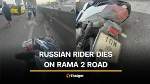 Russian tourist dies in Rama 2 crash on motorcycle rented in Phuket