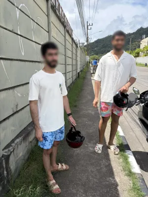Two Emirati men arrested after alleged Phuket checkpoint assault