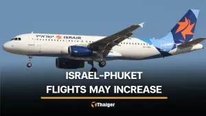 Phuket could see up to six direct flights a week from Israel